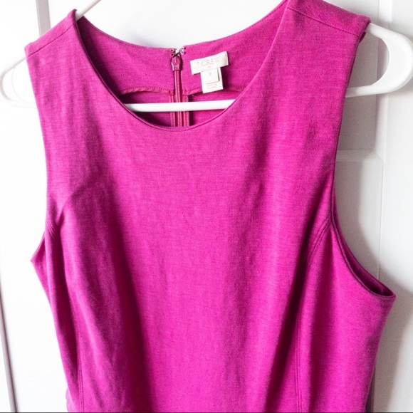J.Crew Factory Pink Dress Size M Barbiecore - Picture 3 of 4